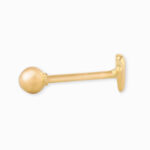 Piercing Oro 18K Para Oreja, Dije  Corona - Image 2