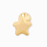 Piercing Oro 18K Para Oreja, Dije Estrella - Image 4
