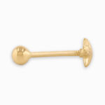 Piercing Oro 18K Para Oreja, Dije Estrella - Image 5