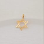 Dije De Oro 18k Estrella De David Diamantada - Image 2