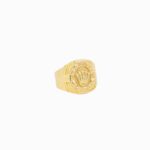 Anillo De Oro 18K Sello Corona
