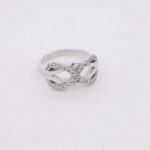 Anillo Oro Blanco 18k Infinito - Image 2
