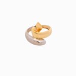 Anillo Dos Oro 18k Tú y Yo