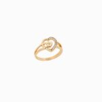 Anillo De Oro Rosado18k Corazón - Image 2