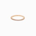 Anillo De Oro Rosado18k Cintillo - Image 2