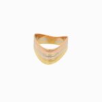 Anillo Tres Oro 18k Ovalado
